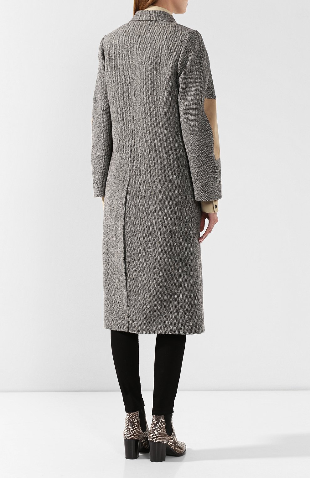 Шерстяное пальто VICTORIA BECKHAM серого цвета по цене 197000 руб., арт. CT STR 81006B, фото 4 Шерстяное пальто VICTORIA BECKHAM, арт. CT STR 81006B, фото 4