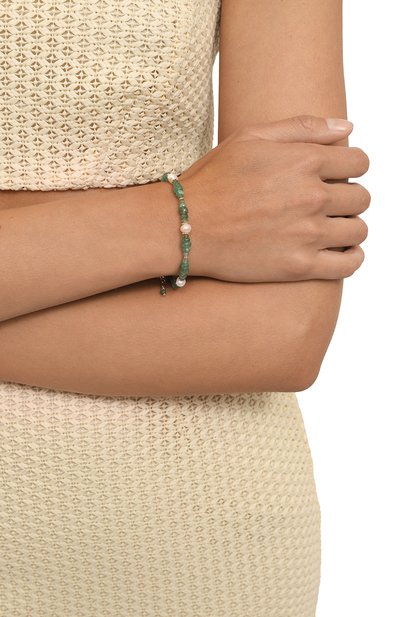 Браслет emerald BLUEJAY зеленого цвета по цене 14740 руб., арт. BR-EMR, фото 2 Браслет emerald BLUEJAY, арт. BR-EMR, фото 2