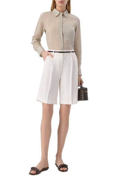 Кожаные шлепанцы LORENA ANTONIAZZI темно-коричневого цвета по цене 52400 руб., арт. R25251SC27A/9841, фото 2 Кожаные шлепанцы LORENA ANTONIAZZI, арт. R25251SC27A/9841, фото 2