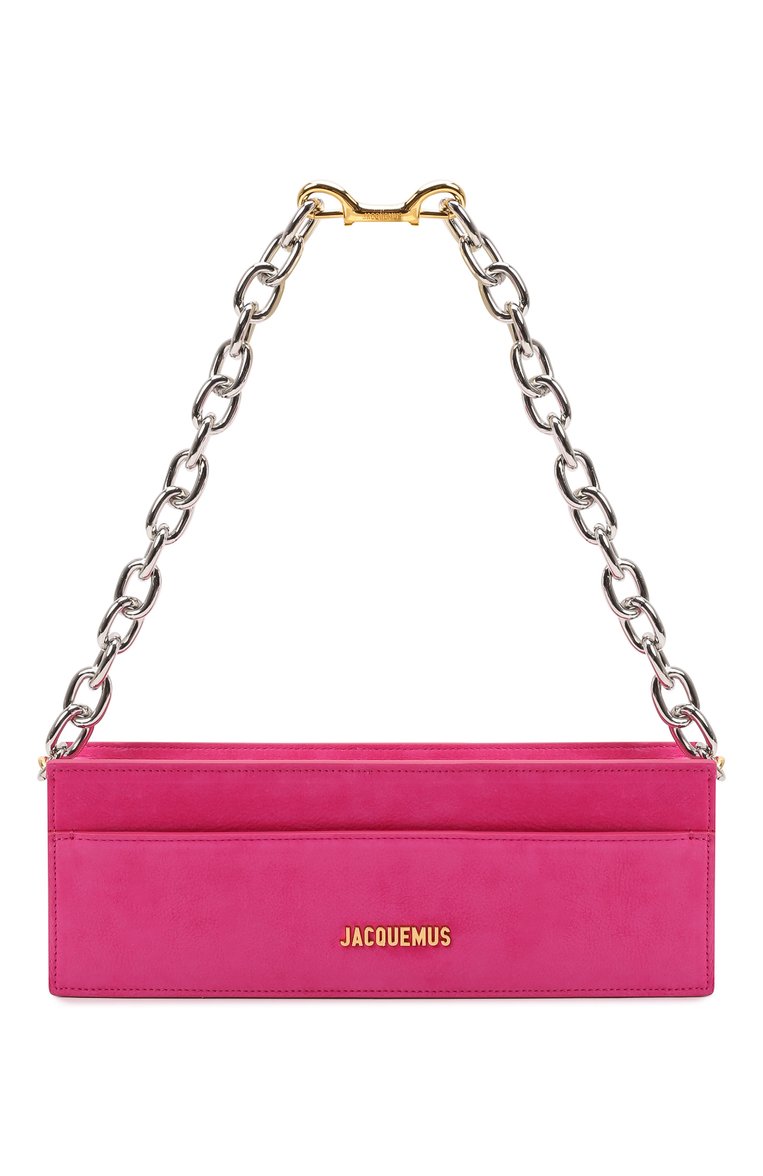 Женская сумка le sac ciuciu JACQUEMUS розового цвета, арт. 213BA101-3110 | Фото 6 (Размер: medium; Материал: Натуральная кожа; Сумки-технические: Сумки через плечо; Материал сплава: Проставлено; Драгоценные камни: Проставлено)