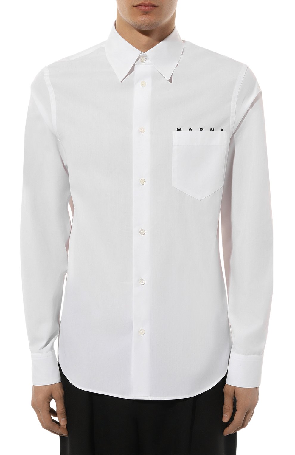 Хлопковая рубашка MARNI, арт. CUMU0203P1/USCT88, фото 3