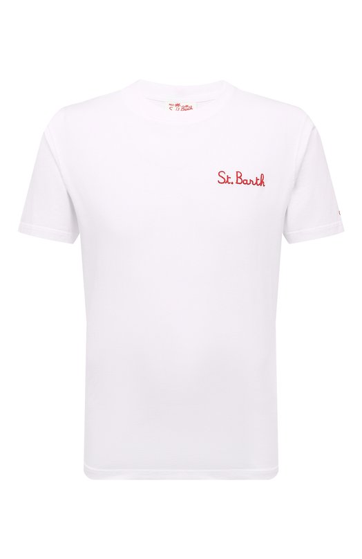 

Хлопковая футболка MC2 Saint Barth, Белый