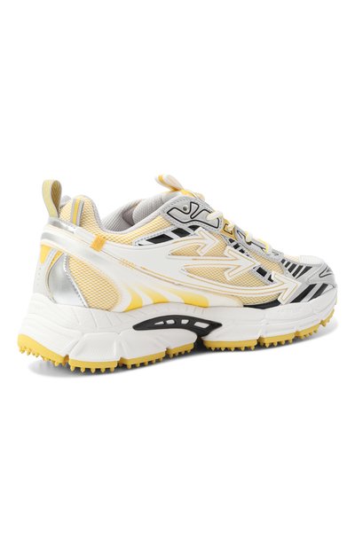 Комбинированные кроссовки be right back OFF-WHITE желтого цвета по цене 61450 руб., арт. 0WIA289S25FAB004, фото 5 Комбинированные кроссовки be right back OFF-WHITE, арт. 0WIA289S25FAB004, фото 5