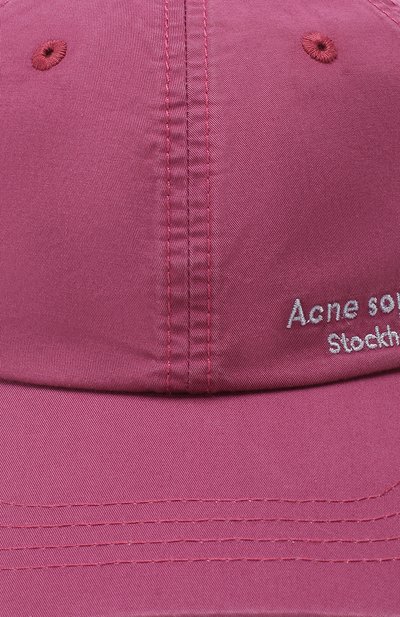 Хлопковая бейсболка ACNE STUDIOS, арт. C40021, фото 3