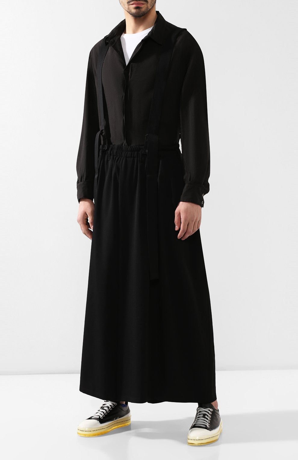 Шерстяные брюки YOHJI YAMAMOTO, арт. HH-P32-100, фото 2