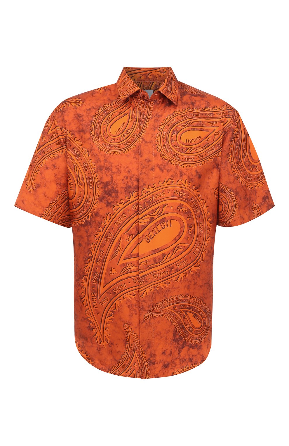 Шелковая рубашка BERLUTI, арт. R19HCS35-001, фото 1
