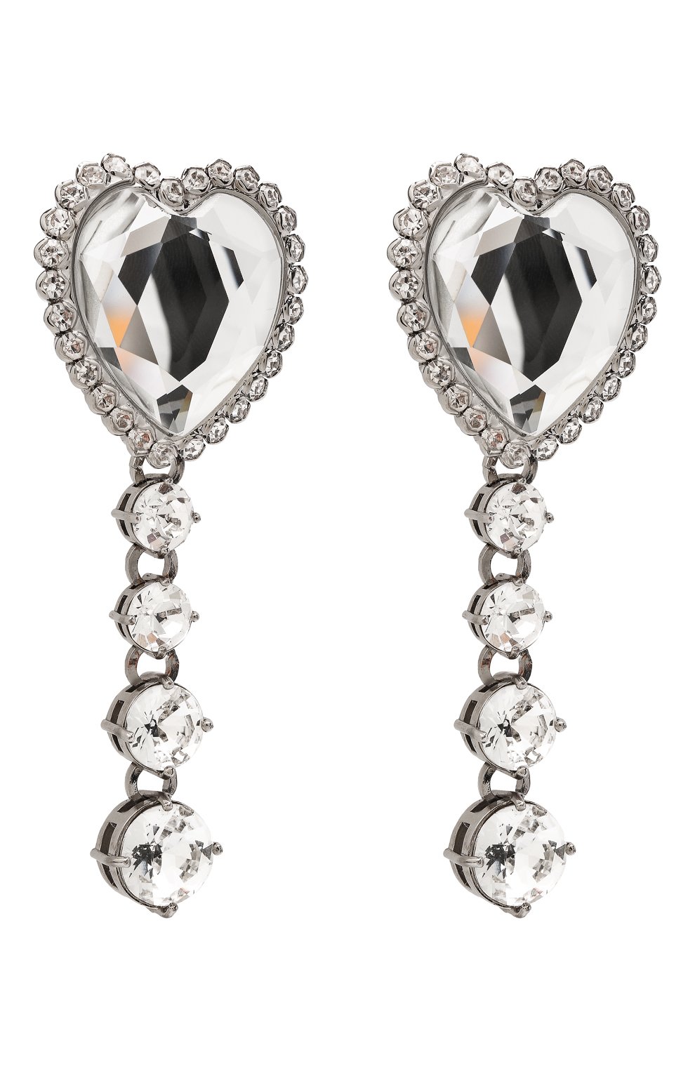 Клипсы ALESSANDRA RICH серебряного цвета по цене 45800 руб., арт. FABA2433, фото 3 Клипсы ALESSANDRA RICH, арт. FABA2433, фото 3