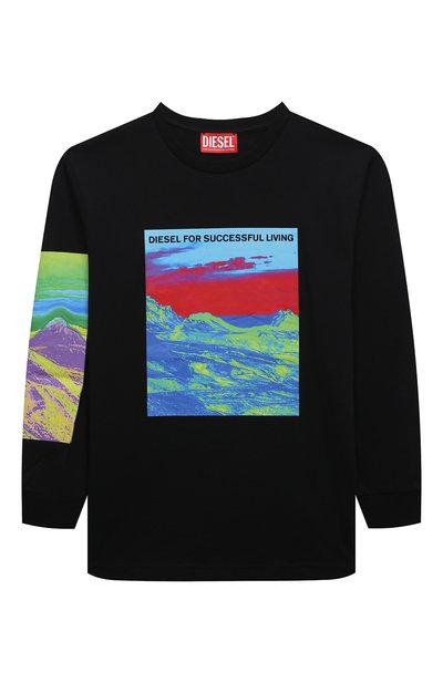 Хлопковый лонгслив DIESEL, арт. J01364/KYAUN, фото 1