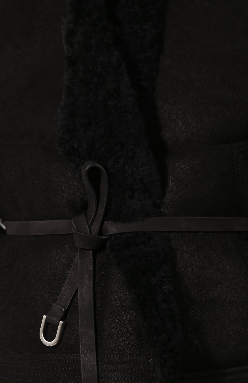 Дубленка RICK OWENS черного цвета по цене 256000 руб., арт. RP19F5764/LSHW, фото 5 Дубленка RICK OWENS, арт. RP19F5764/LSHW, фото 5