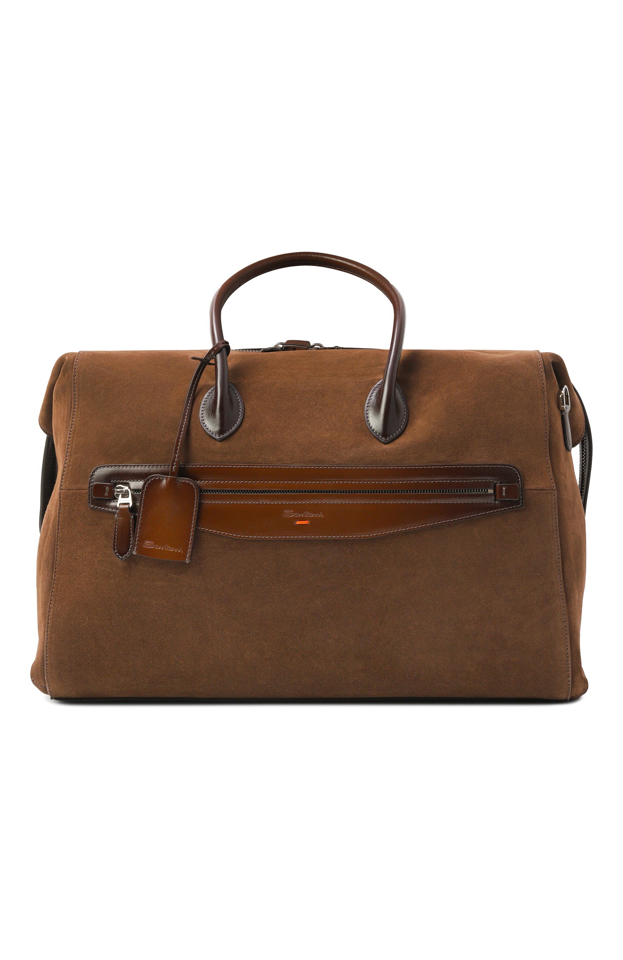 Сумка SANTONI коричневого цвета по цене 351000 руб., арт. UIBGA2905BS-AKLB, фото 1 Сумка SANTONI, арт. UIBGA2905BS-AKLB, фото 1