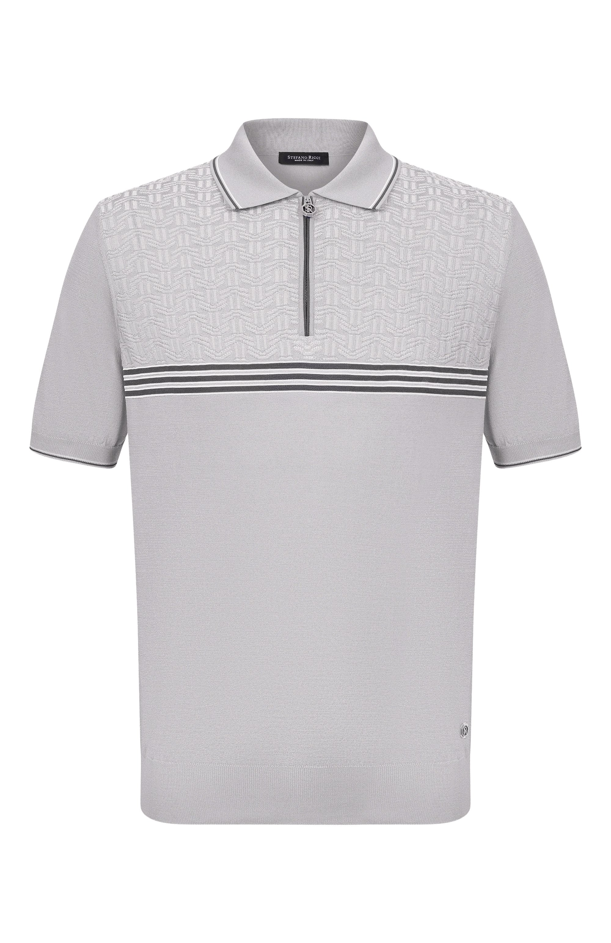 Поло из шелка и хлопка STEFANO RICCI, арт. K818117P31/F26283, фото 1