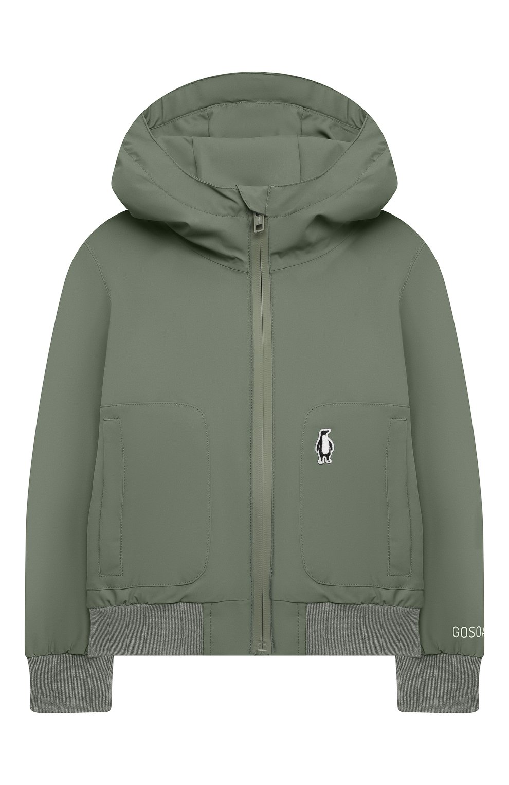 Ветровка с капюшоном GOSOAKY хаки цвета по цене 10950 руб., арт. 211.101.527/DENSE MICR0 TWILL, фото 1 Ветровка с капюшоном GOSOAKY, арт. 211.101.527/DENSE MICR0 TWILL, фото 1