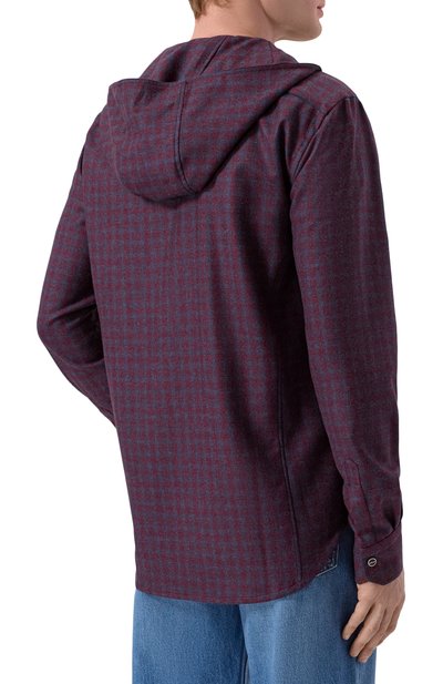 Шерстяная рубашка KITON, арт. UMCMARK0167G37, фото 4