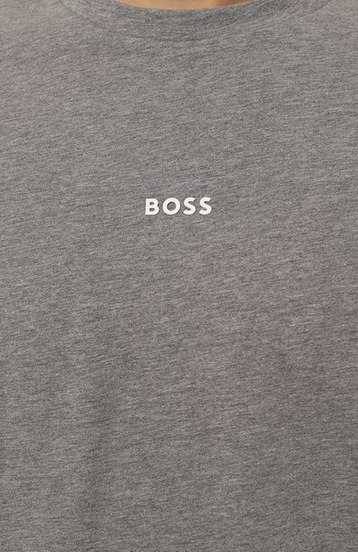 Хлопковая футболка BOSS ORANGE, арт. 50473278, фото 5