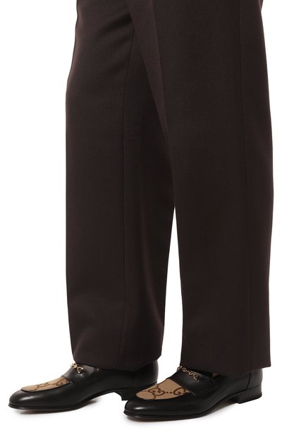 Кожаные лоферы GUCCI, арт. 677049 1W6F0, фото 3