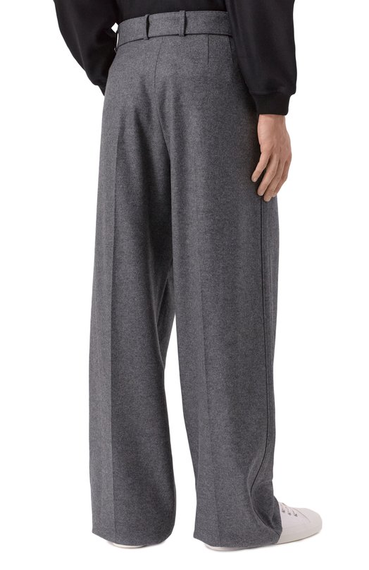 Шерстяные брюки Jil Sander J61KA0040-J40045 Серый  J61KA0040-J40045 Фото 4