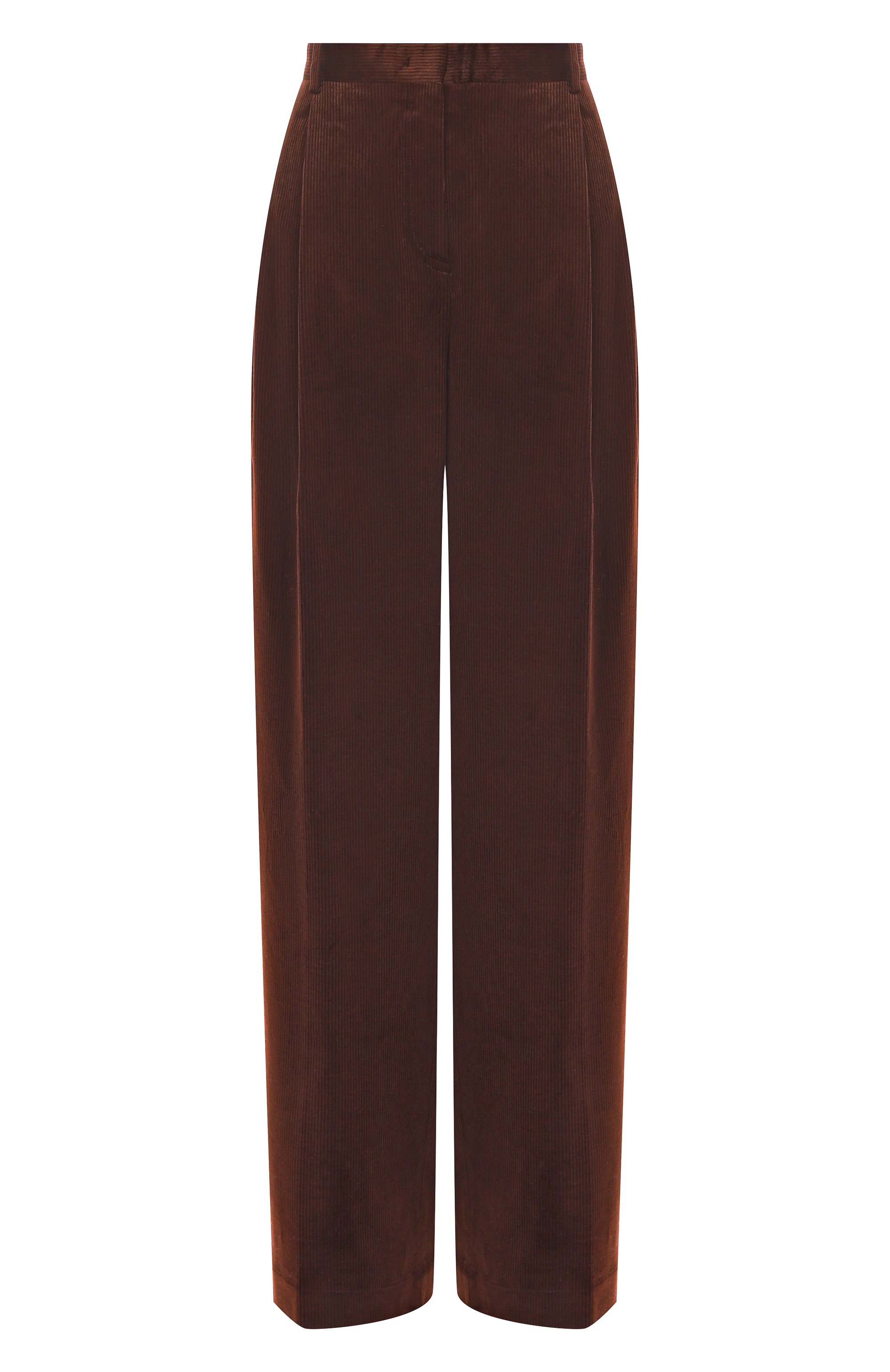 Вельветовые брюки 12 STOREEZ коричневого цвета по цене 22000 руб., арт. 133996, фото 1 Вельветовые брюки 12 STOREEZ, арт. 133996, фото 1