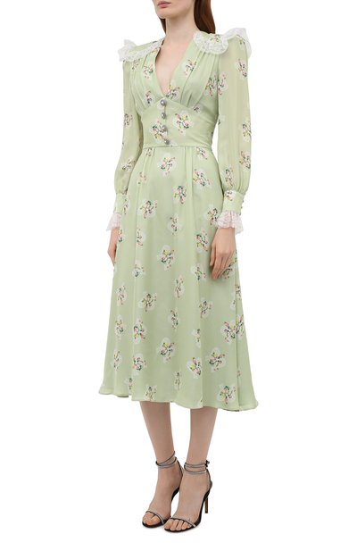 Шелковое платье ALESSANDRA RICH, арт. FAB2370-F3102, фото 3