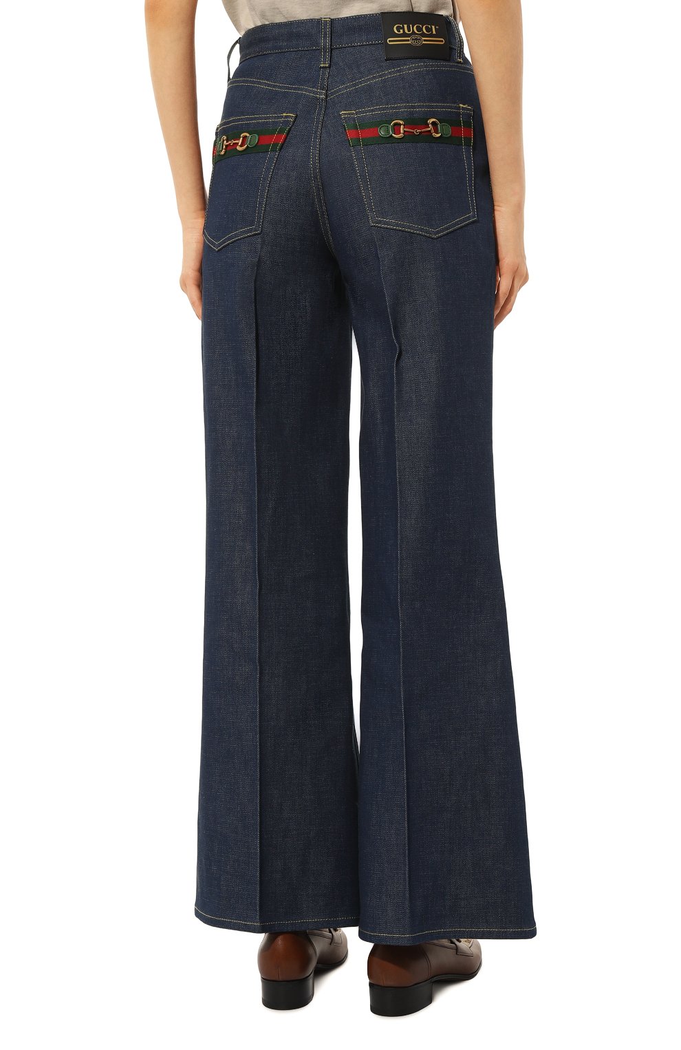 Джинсы GUCCI синего цвета по цене 108000 руб., арт. 677255 XDBUT, фото 4 Джинсы GUCCI, арт. 677255 XDBUT, фото 4