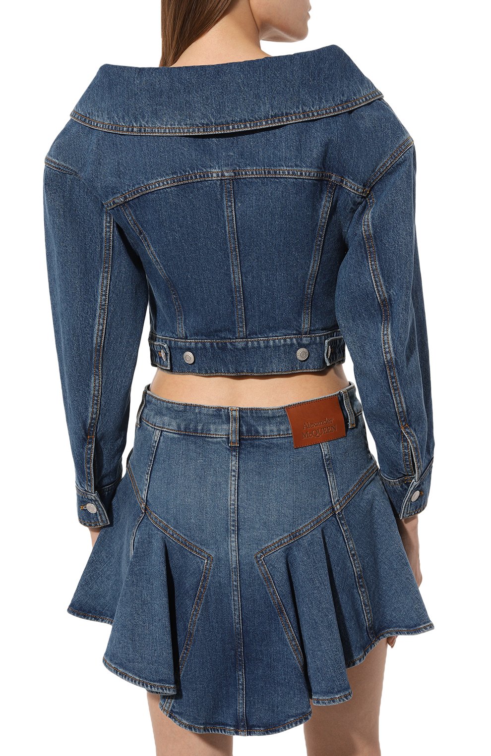 Джинсовая куртка ALEXANDER MCQUEEN, арт. 752781/QMACG, фото 4