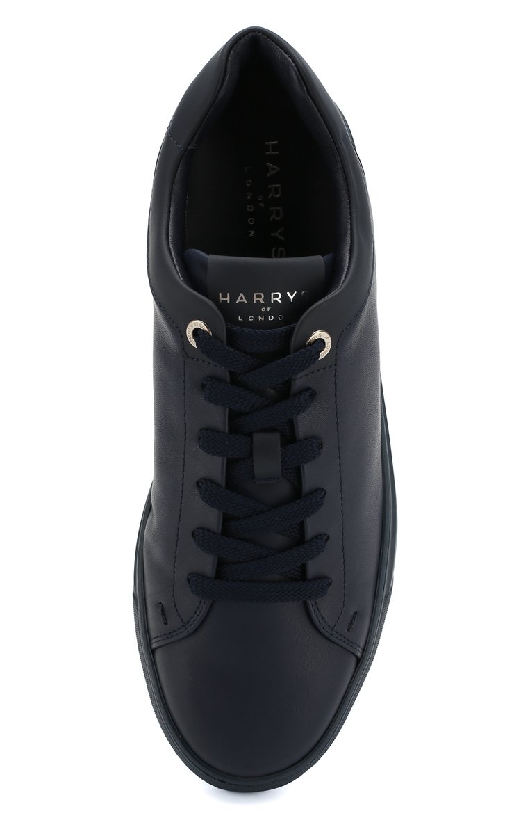 Мужские кожаные кеды tom на шнуровке HARRYS OF LONDON синего цвета, арт. T0M NAPPA LEATHER/TEACH | Фото 5 (Статус проверки: Проверено, Проверена категория; Подошва: Плоская; Материал внутренний: Натуральная кожа; Материал утеплителя: Без утеплителя; Стили: Классический; Материал сплава: Проставлено, Проверено; Драгоценные камни: Проставлено; Материал внешний: Натуральная кожа; Кросс-КТ: Низкие)