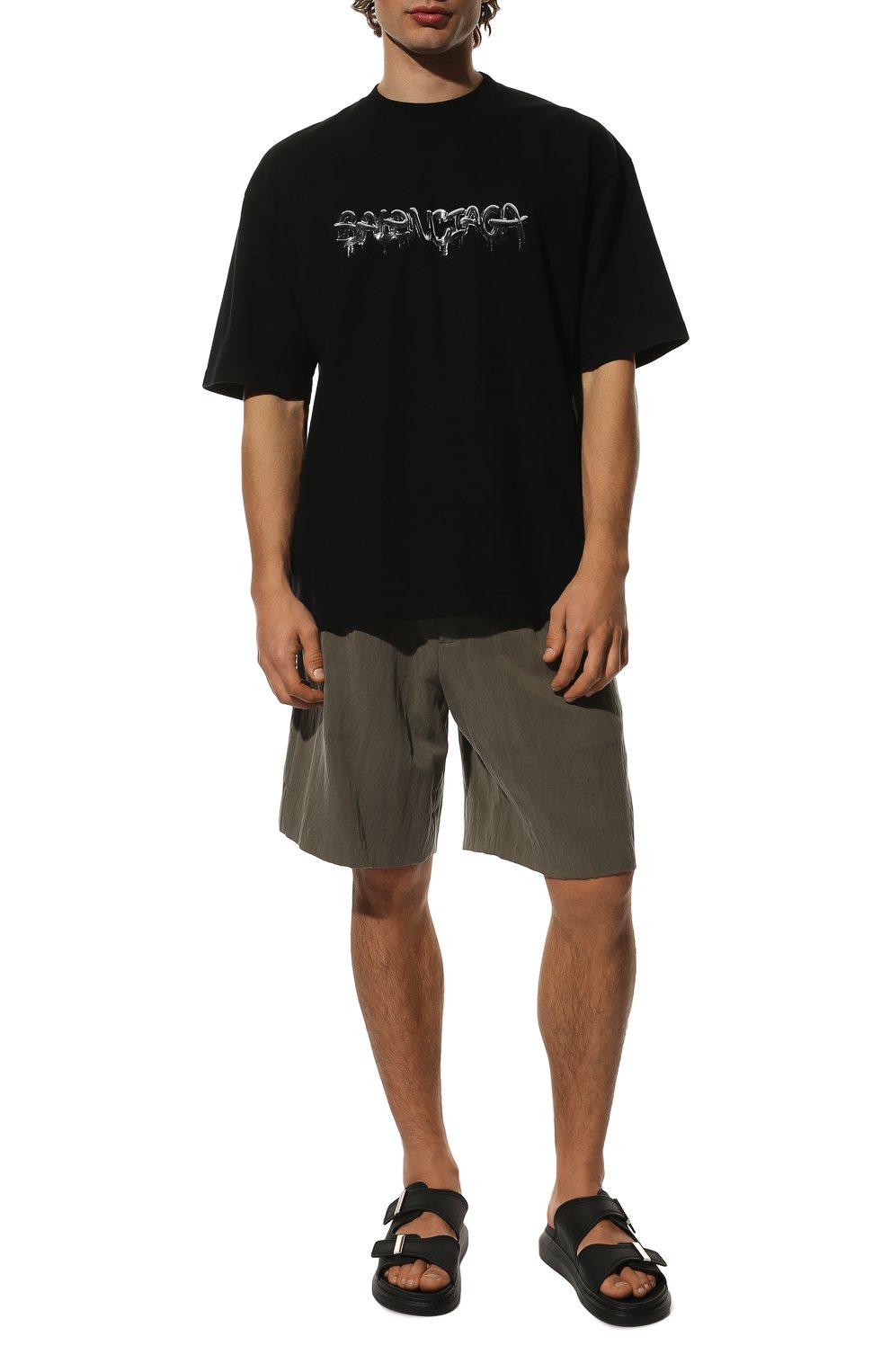 Резиновые шлепанцы ALEXANDER MCQUEEN, арт. 663563/W4Q51, фото 2