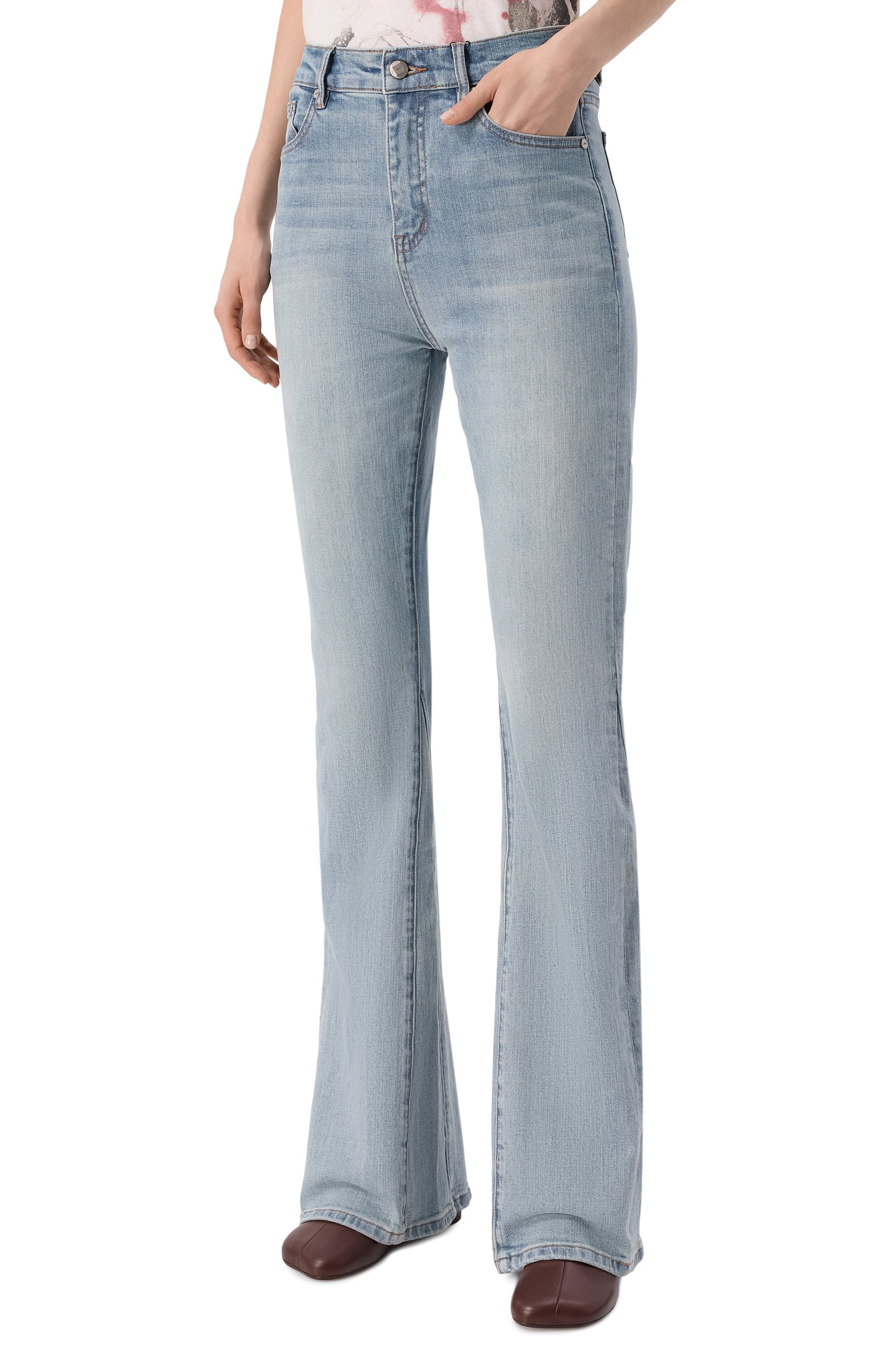 Джинсы sculpt 495 DENIM голубого цвета по цене 25000 руб., арт. 49526/JFW2B, фото 3 Джинсы sculpt 495 DENIM, арт. 49526/JFW2B, фото 3