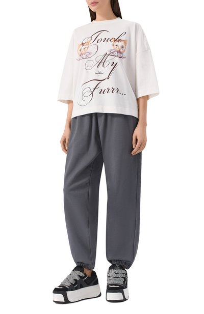 Комбинированные кеды slider NAKED WOLFE, арт. SLIDER/SUEDE, фото 2