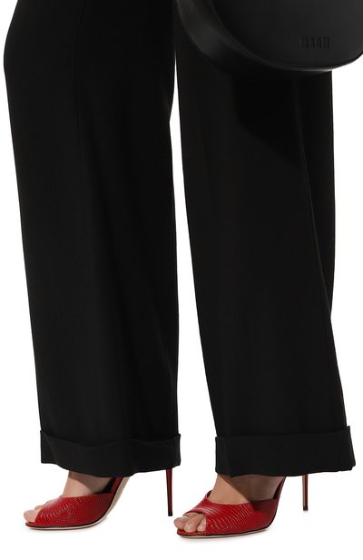 Кожаные мюли keira DOLCE & GABBANA красного цвета по цене 81800 руб., арт. CR1352/AS818, фото 3 Кожаные мюли keira DOLCE & GABBANA, арт. CR1352/AS818, фото 3