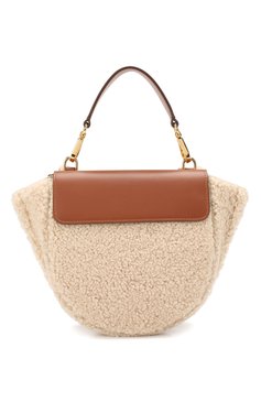 Женская сумка hortensia mini WANDLER бежевого цвета, арт. H0RTENSIA BAG MINI W00L | Фото 1 (Размер: mini; Ремень/цепочка: На ремешке; Статус проверки: Проверено, Проверена категория; Сумки-технические: Сумки через плечо, Сумки top-handle; Материал: Текстиль; Материал сплава: Проставлено, Проверено; Драгоценные камни: Проставлено)