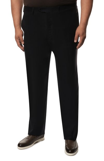 Шерстяные брюки KITON темно-синего цвета по цене 552000 руб., арт. UA81K09828_2, фото 3 Шерстяные брюки KITON, арт. UA81K09828_2, фото 3