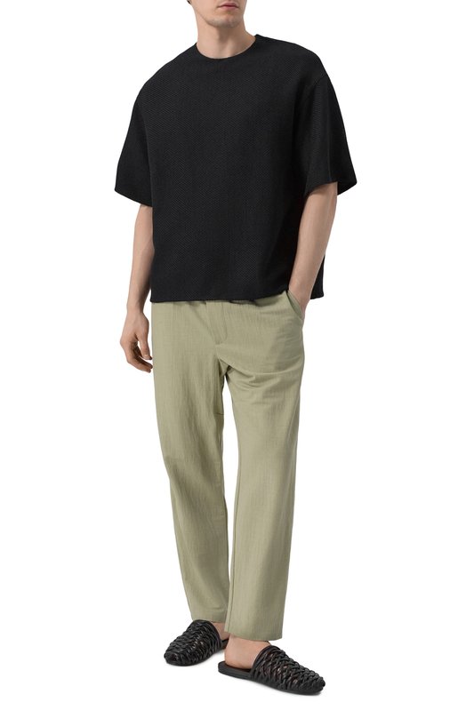 Хлопковая футболка Jil Sander J22GC0199/J20258 Чёрный  J22GC0199/J20258 Фото 2
