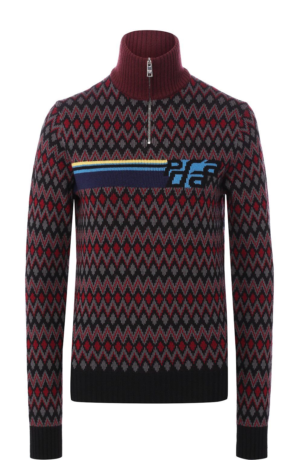 Шерстяная водолазка PRADA черного цвета по цене 83000 руб., арт. 126235-1R87-F0002, фото 1 Шерстяная водолазка PRADA, арт. 126235-1R87-F0002, фото 1