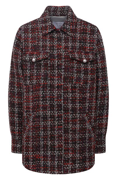 Женская куртка из вискозы SEVEN LAB, арт. JSP20 tw red