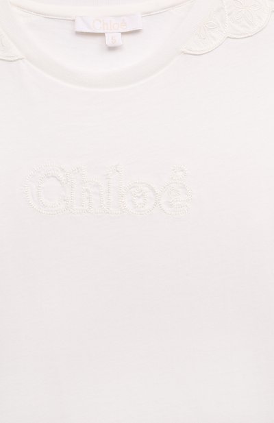 Хлопковый лонгслив CHLOÉ, арт. C20249, фото 3