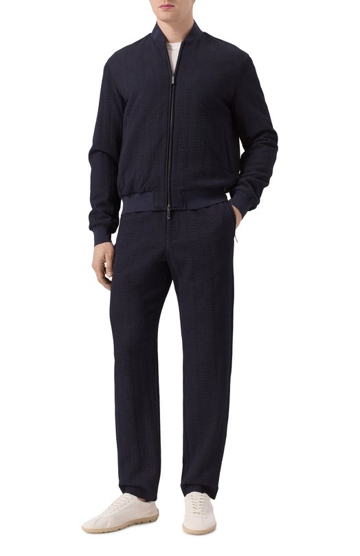 Шерстяные брюки Emporio Armani EM000158/AF14072 Синий  EM000158/AF14072 Фото 2