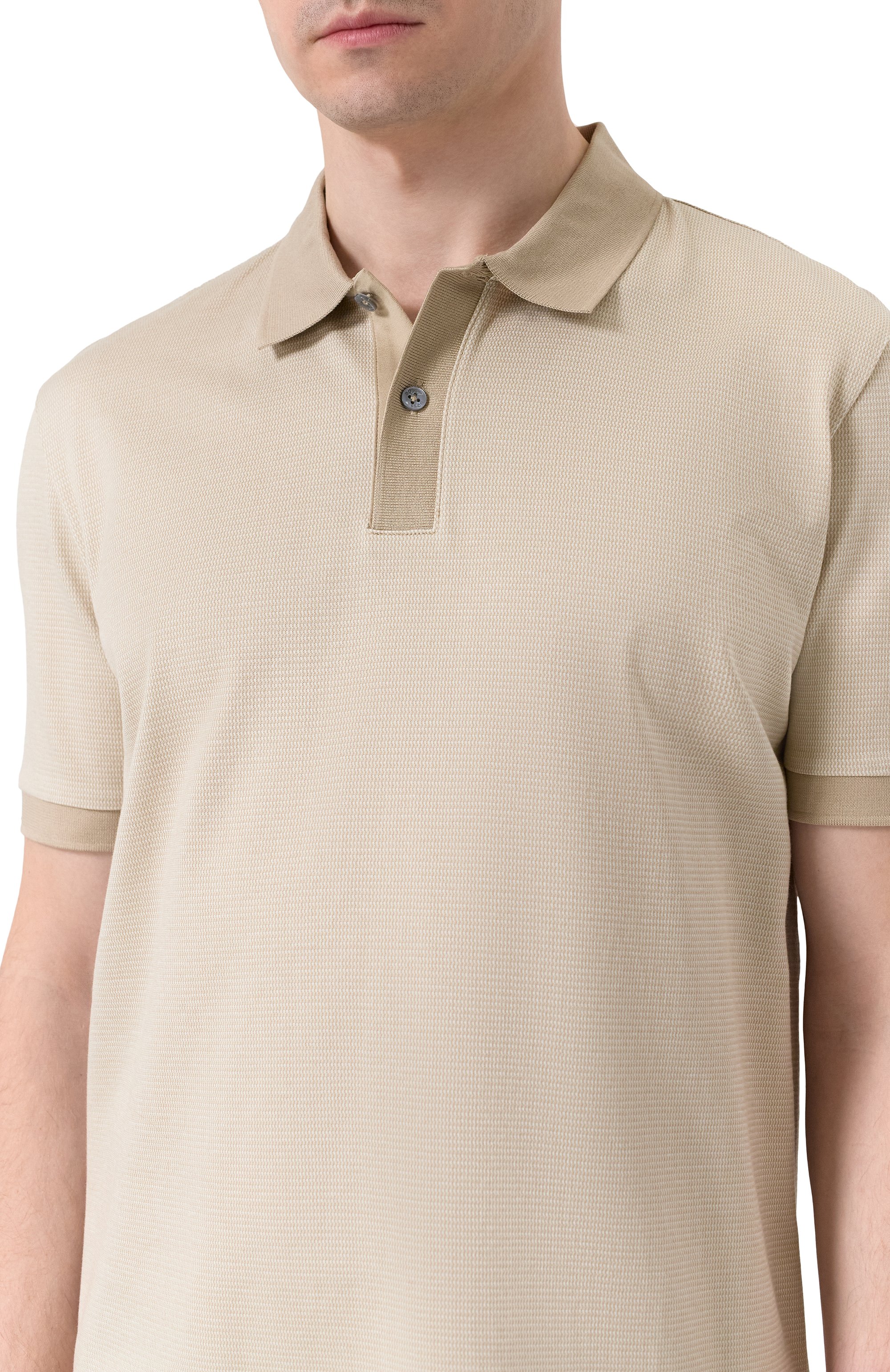 Хлопковое поло BOSS, арт. 50532246, фото 5