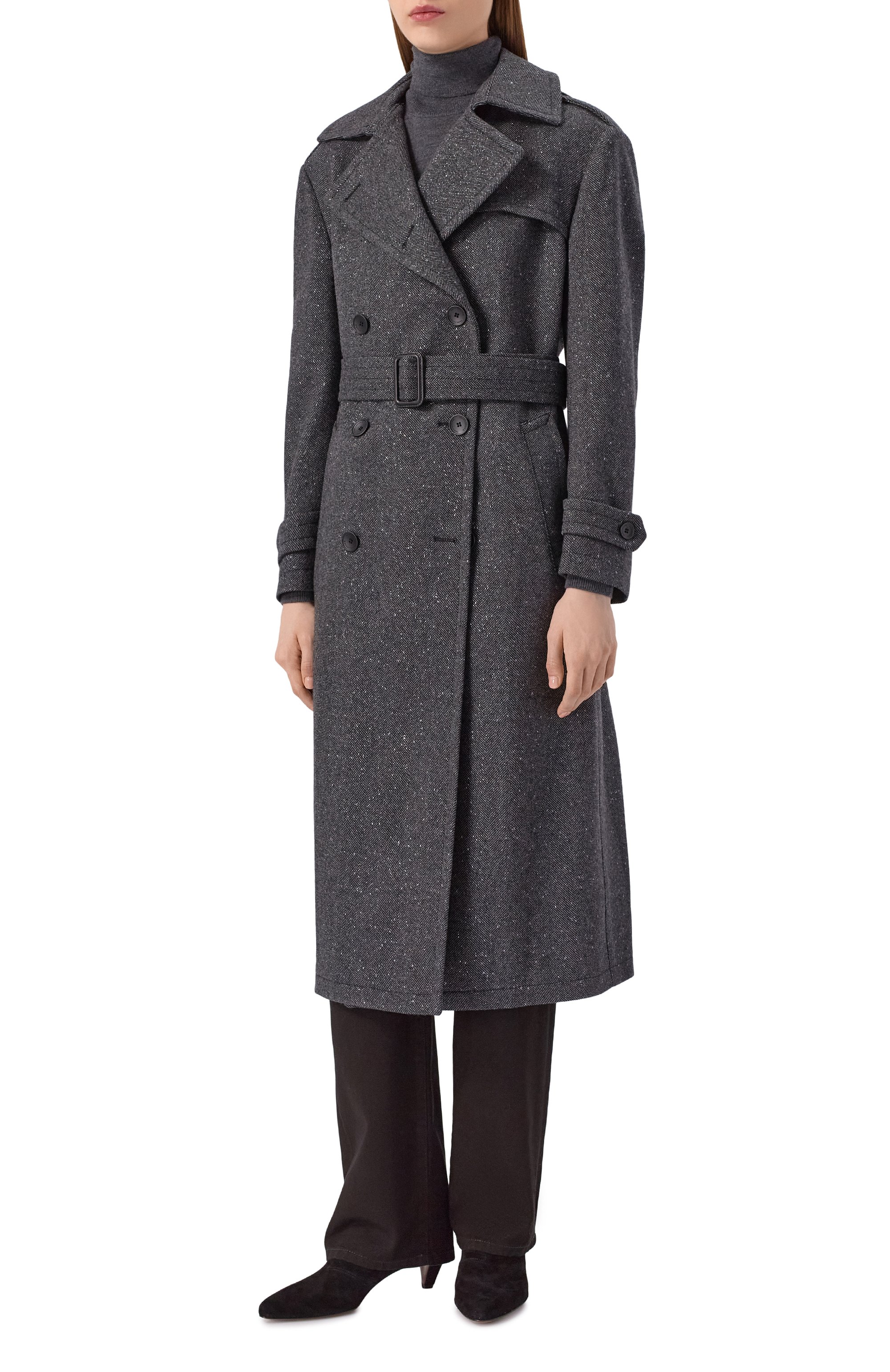 Пальто из шерсти и вискозы TAGLIATORE 0205, арт. B0NNY/S/340331, фото 3