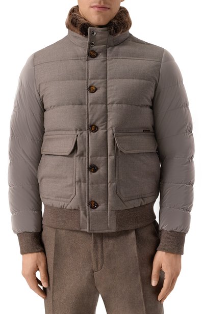 Бомбер fantoni-osl с отделкой из овчины MOORER, арт. FANT0NI/0SL, фото 3