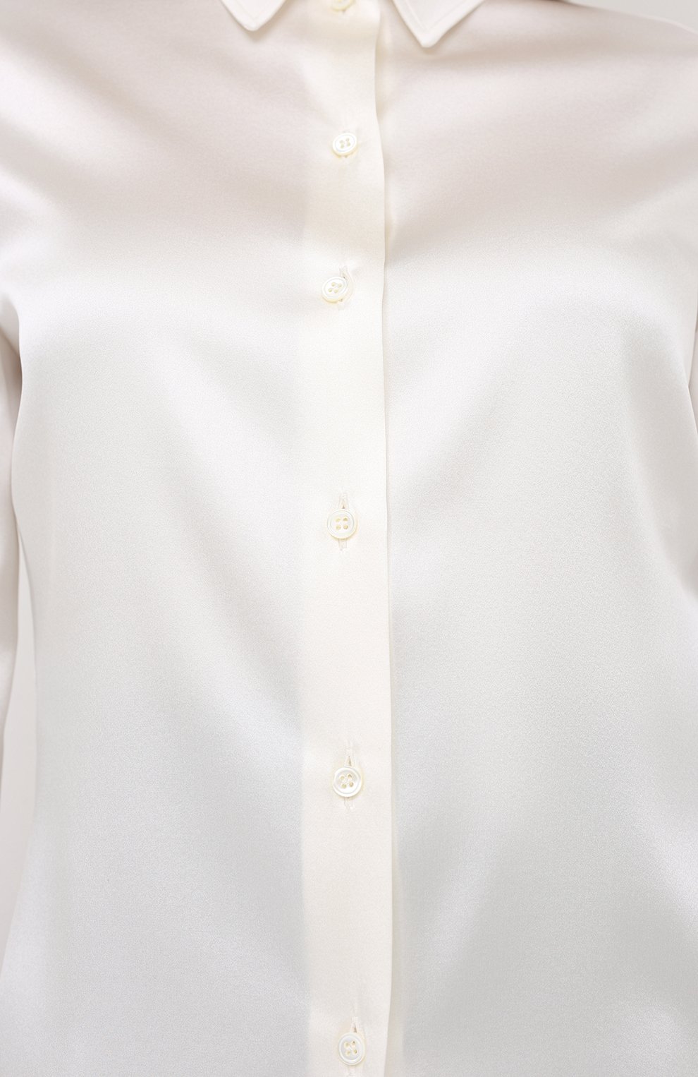Шелковая рубашка TOM FORD белого цвета по цене 132500 руб., арт. CA3100-FAX334, фото 5 Шелковая рубашка TOM FORD, арт. CA3100-FAX334, фото 5