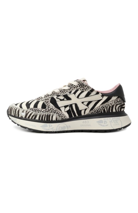 Кожаные кроссовки Lauryn Premiata LAURYN/VAR 7780 Чёрно-белый  LAURYN/VAR 7780 Фото 4