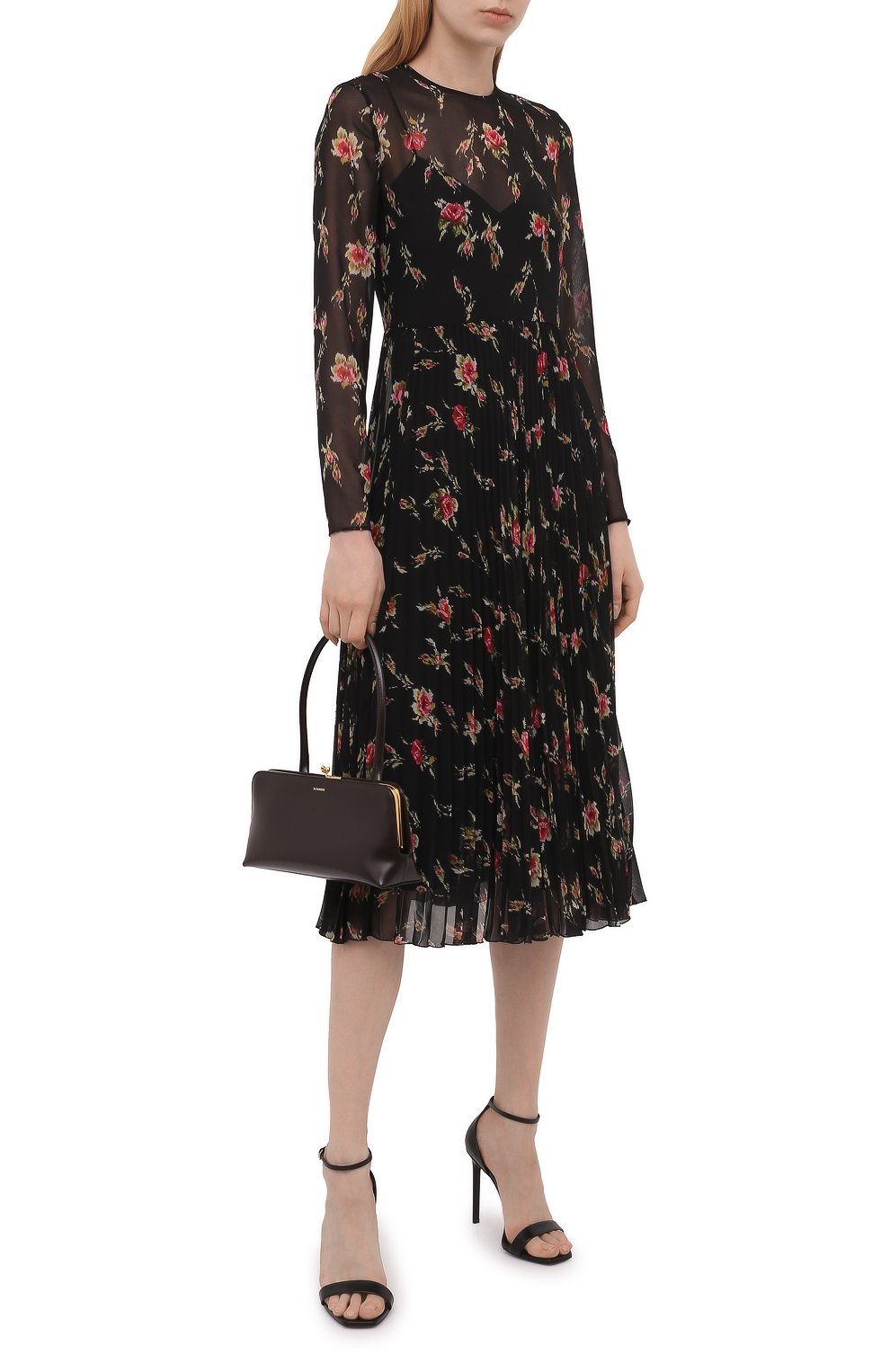 Платье REDVALENTINO черного цвета по цене 104000 руб., арт. WR3VAAR0/602, фото 2 Платье REDVALENTINO, арт. WR3VAAR0/602, фото 2