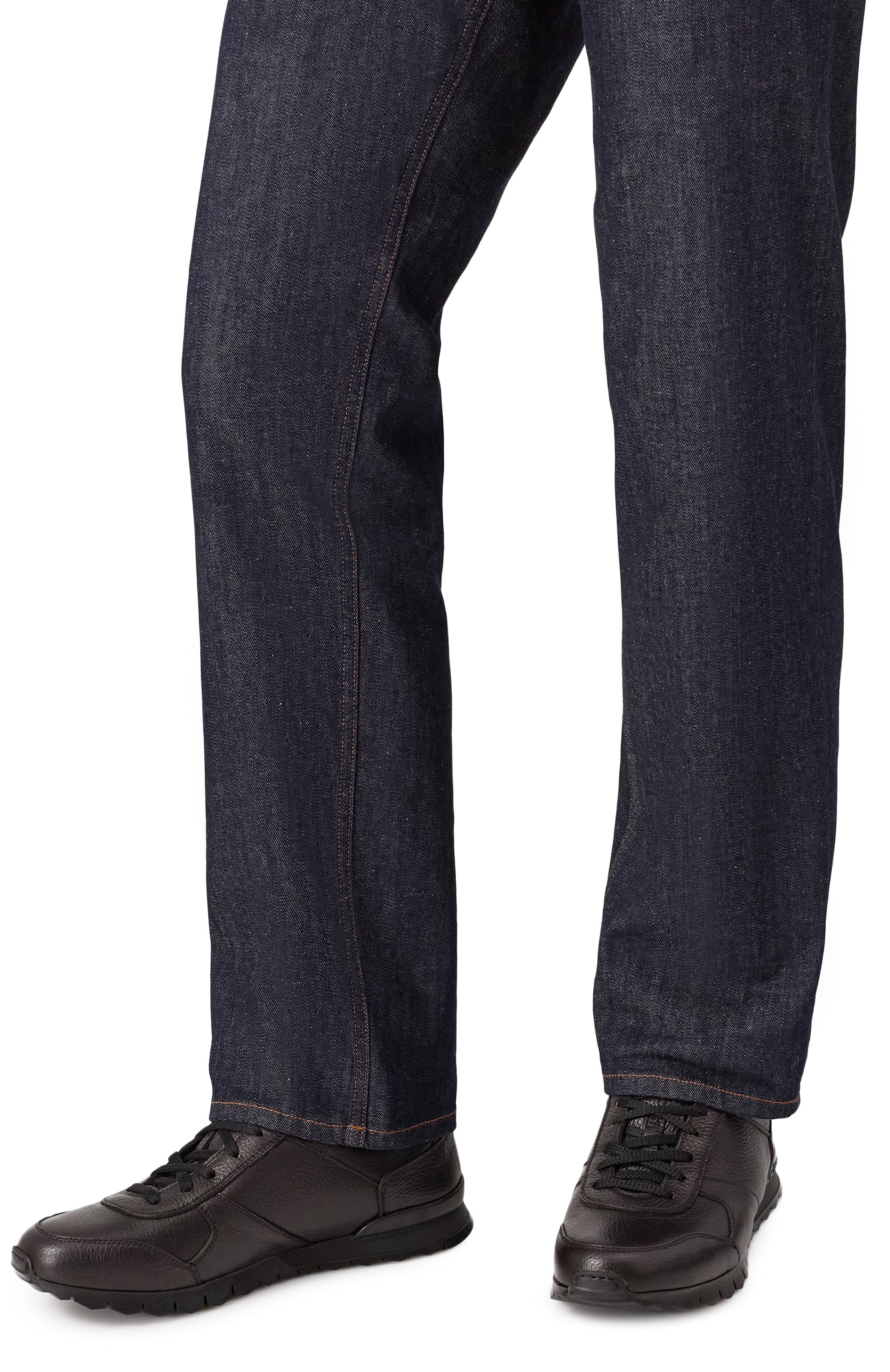 Кожаные кроссовки KITON, арт. USSA114N0012601005, фото 3