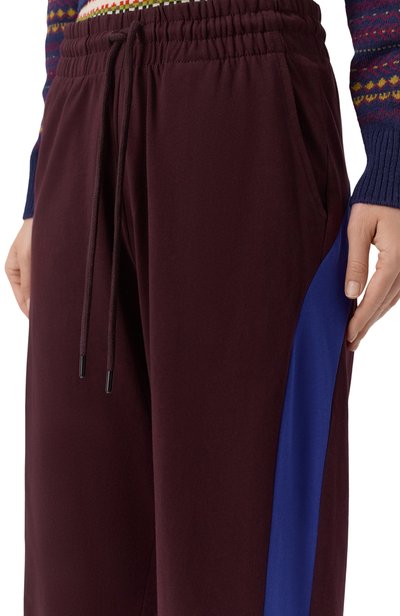 Хлопковые брюки DRIES VAN NOTEN бордового цвета по цене 57550 руб., арт. 011113/4603, фото 5 Хлопковые брюки DRIES VAN NOTEN, арт. 011113/4603, фото 5