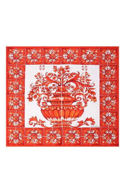 Шелковый платок DOLCE & GABBANA, арт. FN090R/GDDU6, фото 4