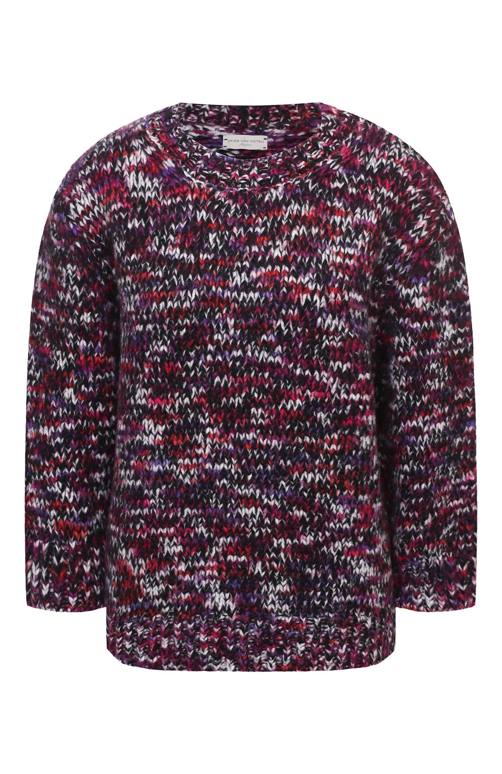 Шерстяной свитер DRIES VAN NOTEN фуксия цвета по цене 49950 руб., арт. 202-11215-1719, фото 1 Шерстяной свитер DRIES VAN NOTEN, арт. 202-11215-1719, фото 1