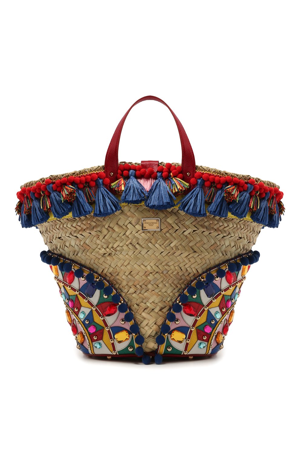 Сумка-тоут kendra DOLCE & GABBANA разноцветного цвета по цене 454500 руб., арт. BB5888/AJ735, фото 1 Сумка-тоут kendra DOLCE & GABBANA, арт. BB5888/AJ735, фото 1