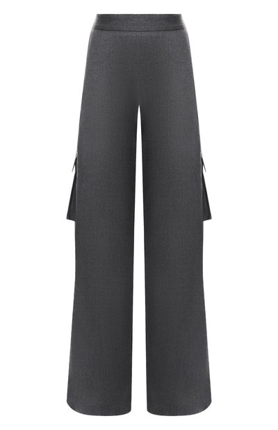 Женские брюки-карго из шерсти и вискозы ERMANNO SCERVINO, арт. D474P306JWR