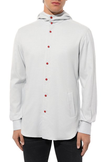 Хлопковая рубашка KITON, арт. UMCMARH0906101, фото 3