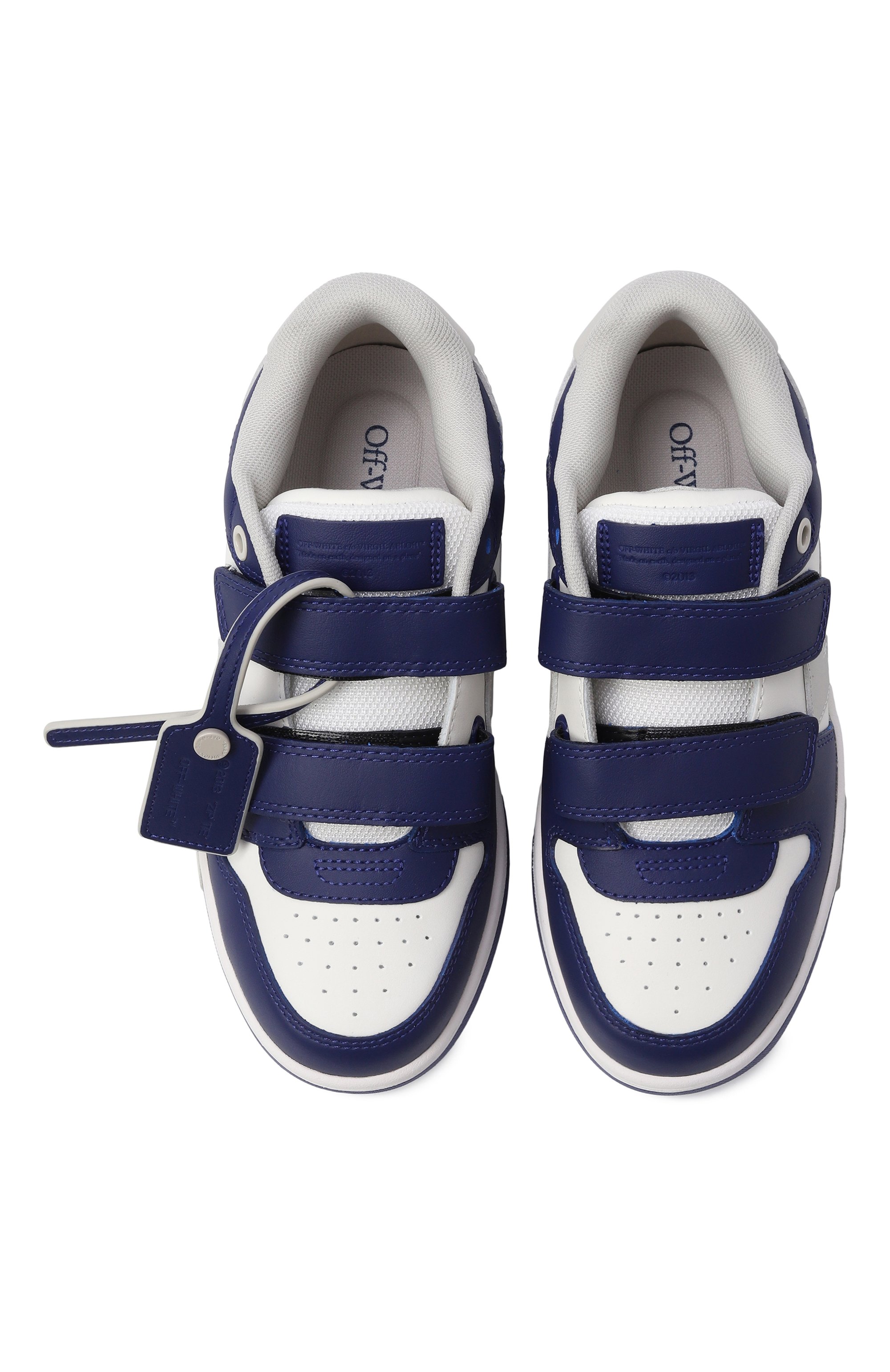 Кожаные кеды out of office OFF-WHITE, арт. 0BIA008F25LEA0010145/34-38, фото 4